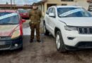 En macro operativo: Carabineros del SEBV Ñuble recuperó vehículos robados y detuvo a 3 personas, 2 de ellos prófugos de la justicia