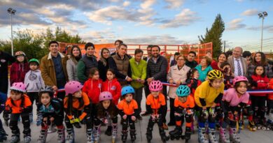 El sueño se hizo realidad: Inauguran primera cancha de hockey patín en Chillán